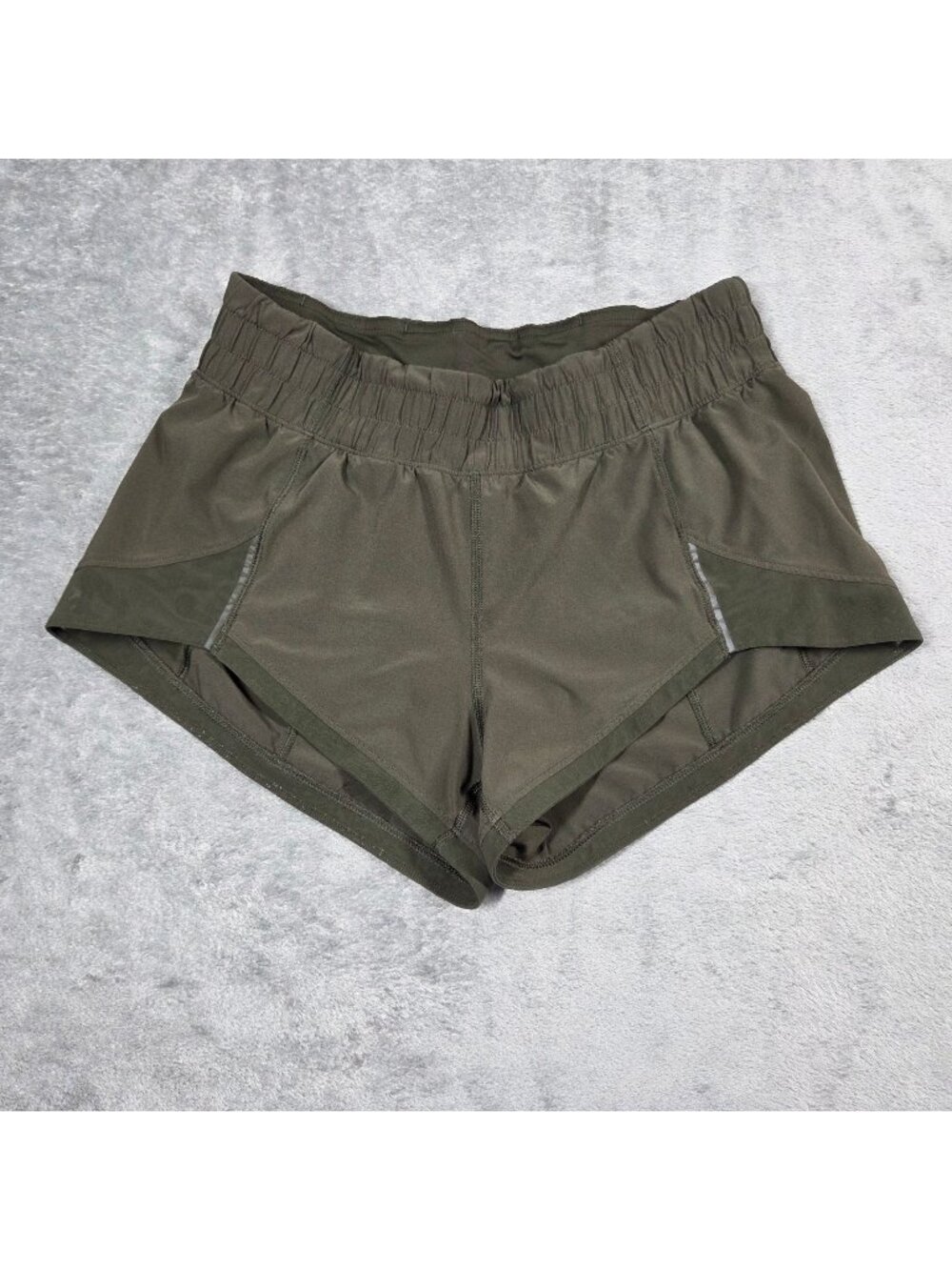 Lululemon Hotty Hot Shorts 4 Sage Green Lightweight Swift Athleisure